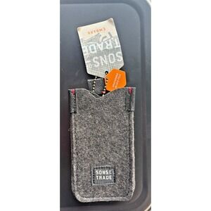 Sons of Trade Embark Phone Sleeve Black‎ Felt iPhone 5 Pouch Case EMIPFT-606-00